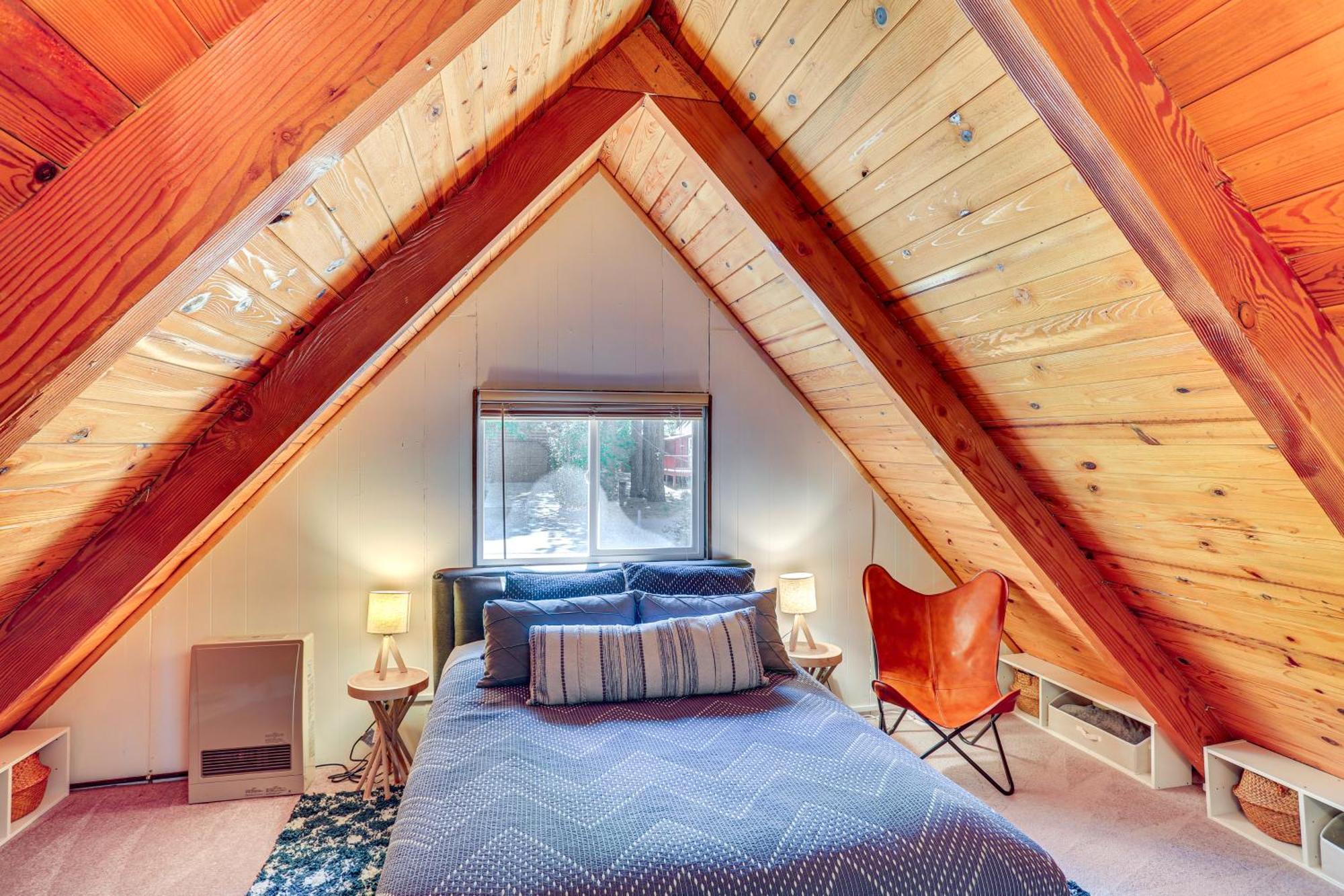 הוילה Big Bear Lake Cabin About 1 Mi To Snow Summitandbig Bear מראה חיצוני תמונה