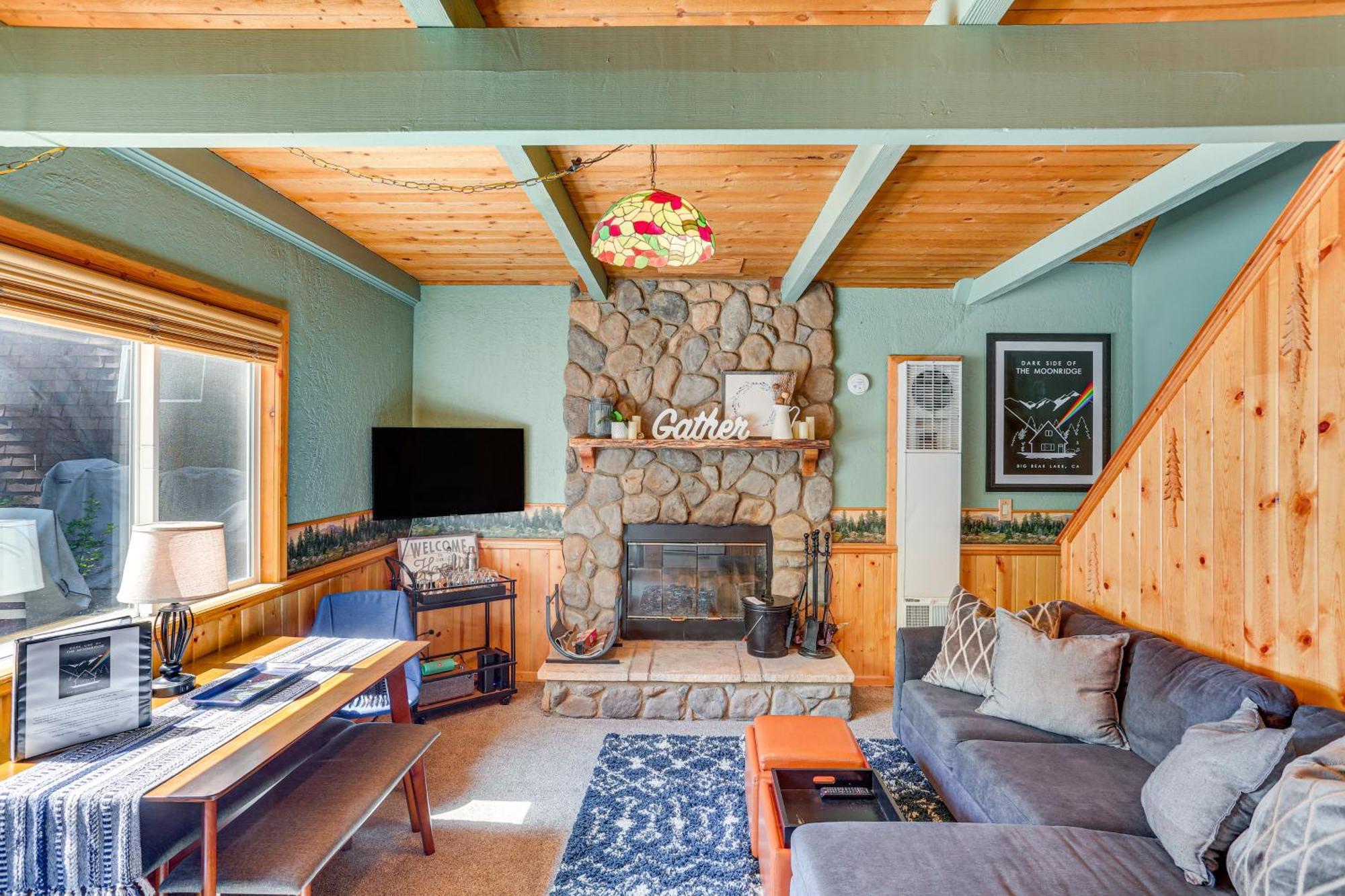 הוילה Big Bear Lake Cabin About 1 Mi To Snow Summitandbig Bear מראה חיצוני תמונה