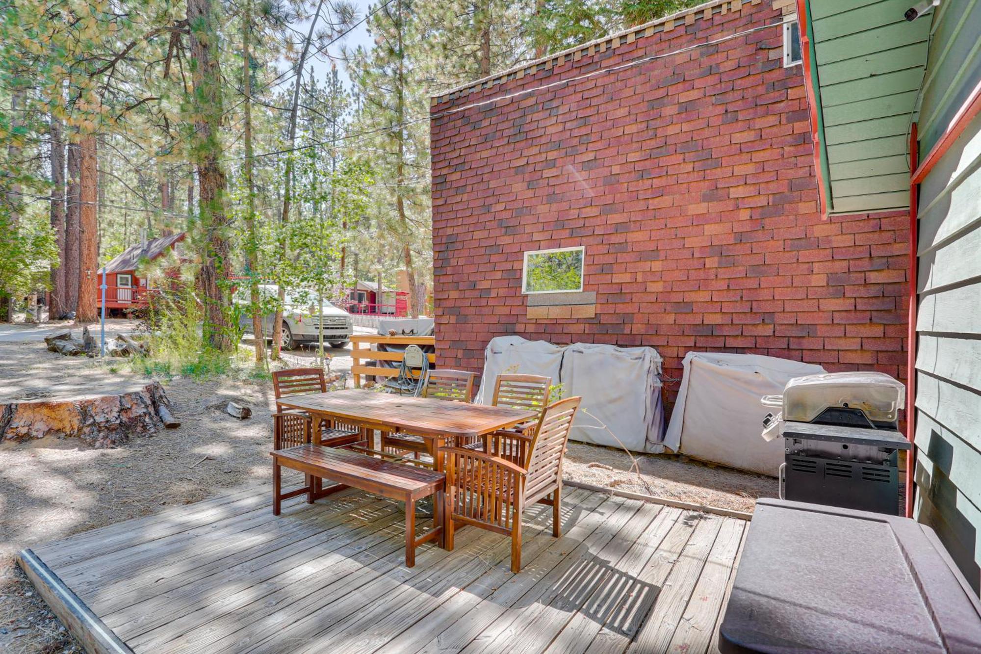 הוילה Big Bear Lake Cabin About 1 Mi To Snow Summitandbig Bear מראה חיצוני תמונה