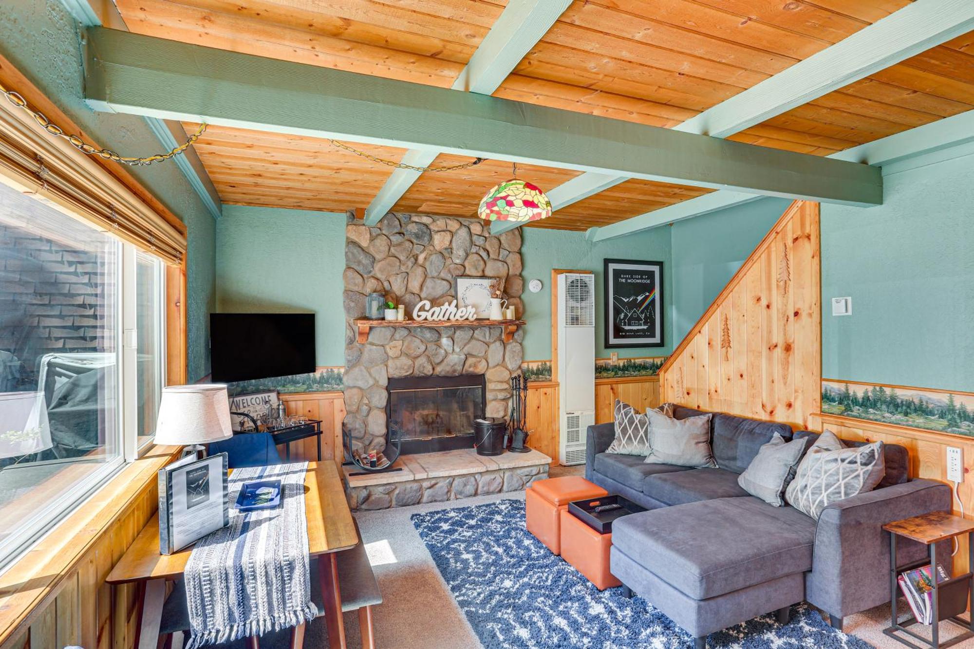 הוילה Big Bear Lake Cabin About 1 Mi To Snow Summitandbig Bear מראה חיצוני תמונה